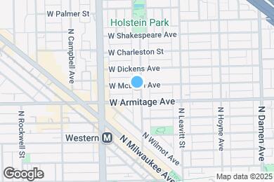 Map image of the property - 2014 N Oakley Ave