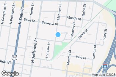 Map image of the property - 810 Madison St