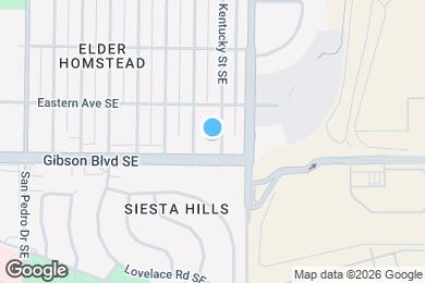 Map image of the property - 1133 Kentucky St SE