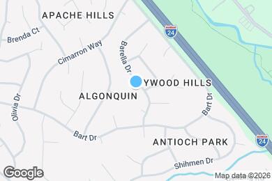 Map image of the property - 4923 Barella Dr