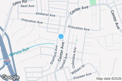 Map image of the property - 1382 Center Ave