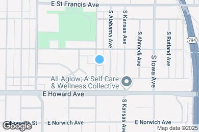 Map image of the property - 3808 S Brust Ave