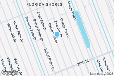 Map image of the property - 2811 Queen Palm Dr