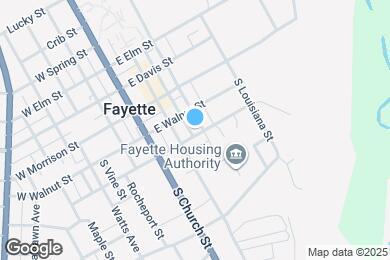 Map image of the property - 210 E Hackberry St