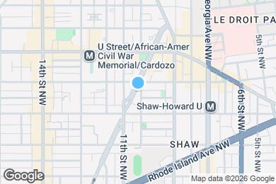 Map image of the property - 1837 Vermont Ave NW
