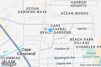 Map image of the property - 8521 Canaveral Blvd