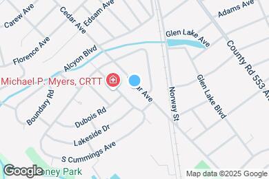Map image of the property - 1208 Cedar Ave