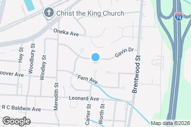 Map image of the property - 1712 Gavin Dr