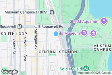 Map image of the property - 1235 S Prairie Ave