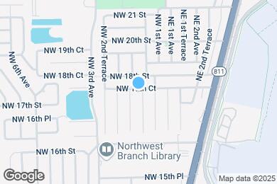 Map image of the property - 1731 NW 1st Terrace