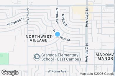 Map image of the property - 4616 N 29th Ave