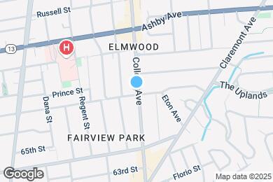 Map image of the property - 3050 College Ave