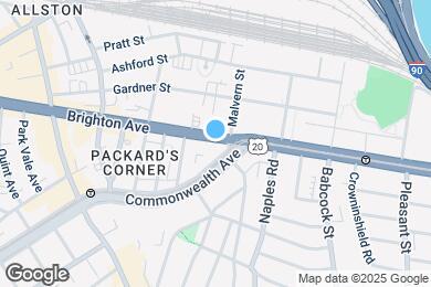 Map image of the property - 12 Brighton Ave