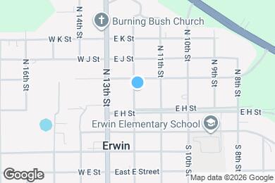 Map image of the property - 105 N 12th St