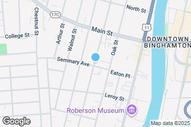 Map image of the property - 14 Seminary Ave