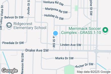 Map image of the property - 3605 Grote St SW