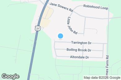 Map image of the property - 204 Tarrington Dr