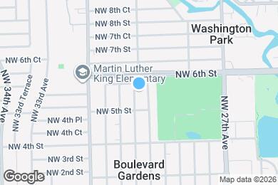 Map image of the property - 550 NW 29th Terrace