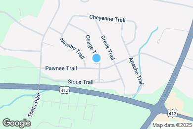 Map image of the property - 201 Osage Trail