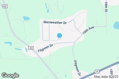 Map image of the property - 1007 Meriweather Dr