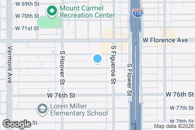 Map image of the property - 601 W 74th St