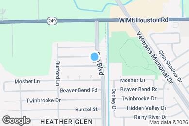 Map image of the property - 1910 Barnsley Ln