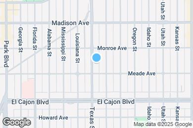 Map image of the property - 4437 Texas St