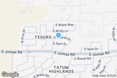Map image of the property - 4221 E Andrea Dr