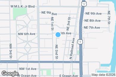 Map image of the property - 608 NE 2nd St