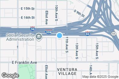Map image of the property - 1801 10th Ave S