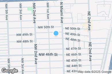 Map image of the property - 45 NW 48th St