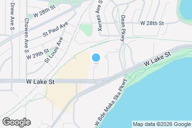 Map image of the property - 3116 W Lake St