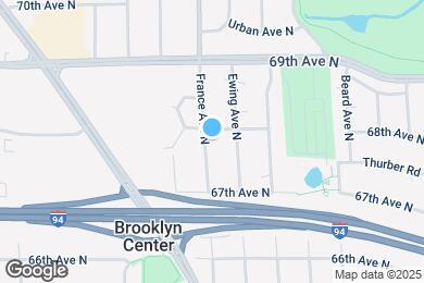 Map image of the property - 6742 France Ave N