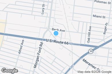 Map image of the property - 4233 Meramec St