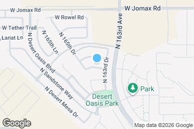 Map image of the property - 16430 W Prickly Pear Trail