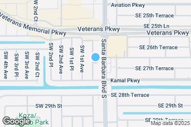 Map image of the property - 2709 SW Santa Barbara Pl
