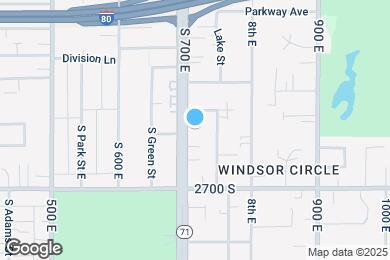 Map image of the property - 2577 S 700 E