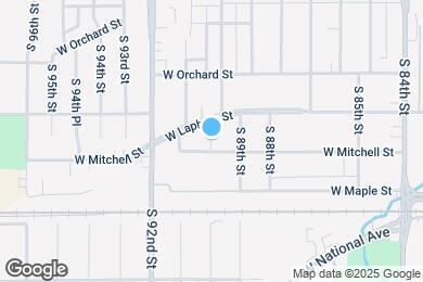 Map image of the property - 9004 W Mitchell St