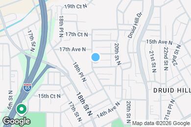 Map image of the property - 1906 15th Ct N