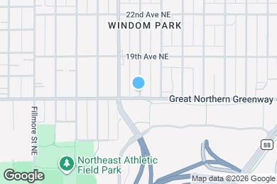 Map image of the property - 1810 Ulysses St NE