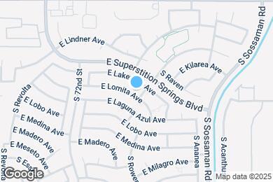 Map image of the property - 7348 E Lomita Ave