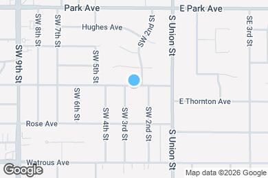 Map image of the property - 212 Thornton Ave