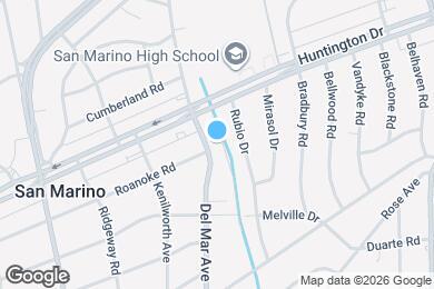 Map image of the property - 1470 Del Mar Ave