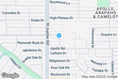 Map image of the property - 3401 Aquarius Cir