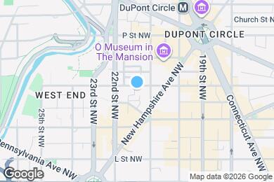 Map image of the property - 2114 N St NW