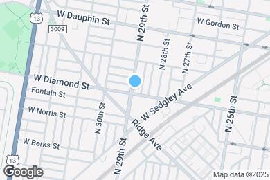 Map image of the property - 2841 W Diamond St