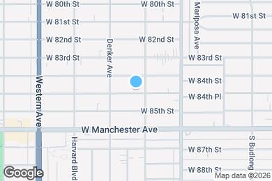 Map image of the property - 1515 W 84th Pl