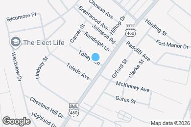 Map image of the property - 1104 Tolleys Ln