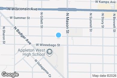 Map image of the property - 1329 W Commercial St