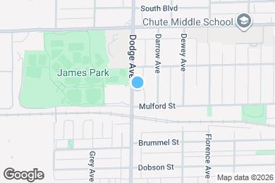 Map image of the property - 319 Dodge Ave